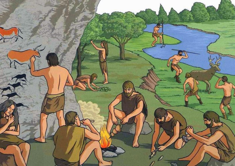 Resultado de imagen para agricultura hombre primitivo dibujo